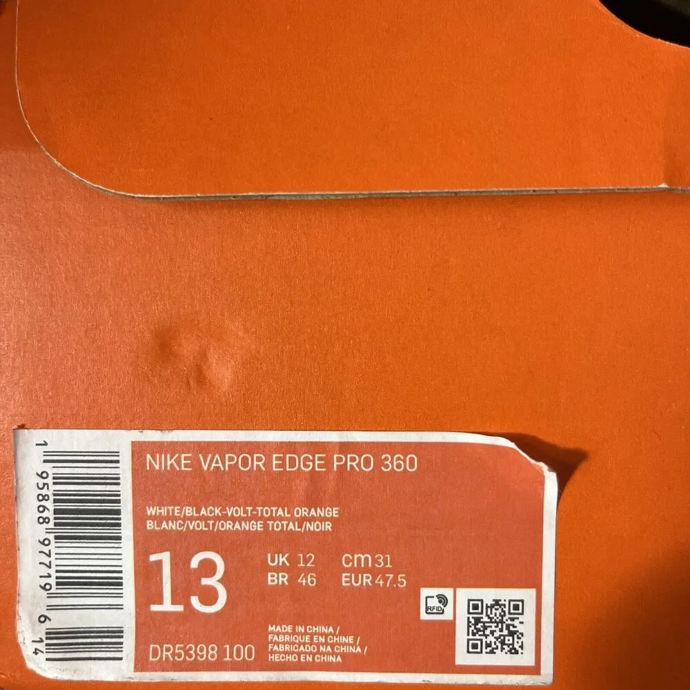 Men’s 13-Nike Vapor Edge Pro 360 OBJ King of Drip Football Cleats DR5398-100 nby